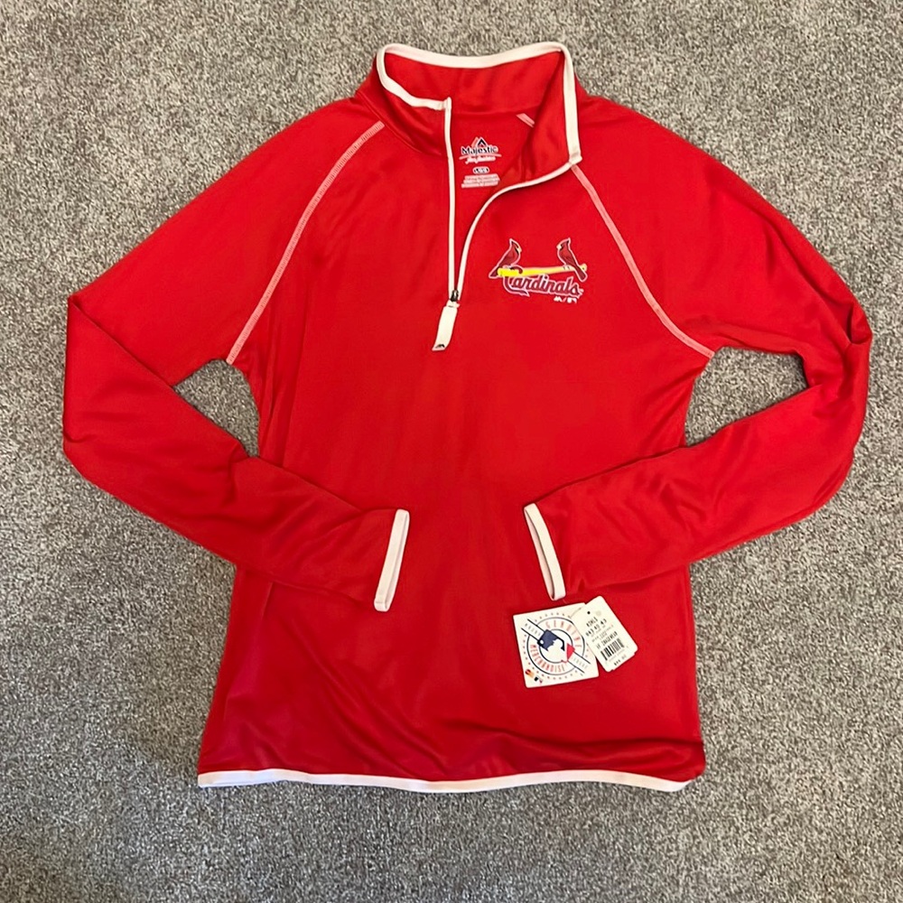 Majestic St Louis Cardinal pullover NWTs